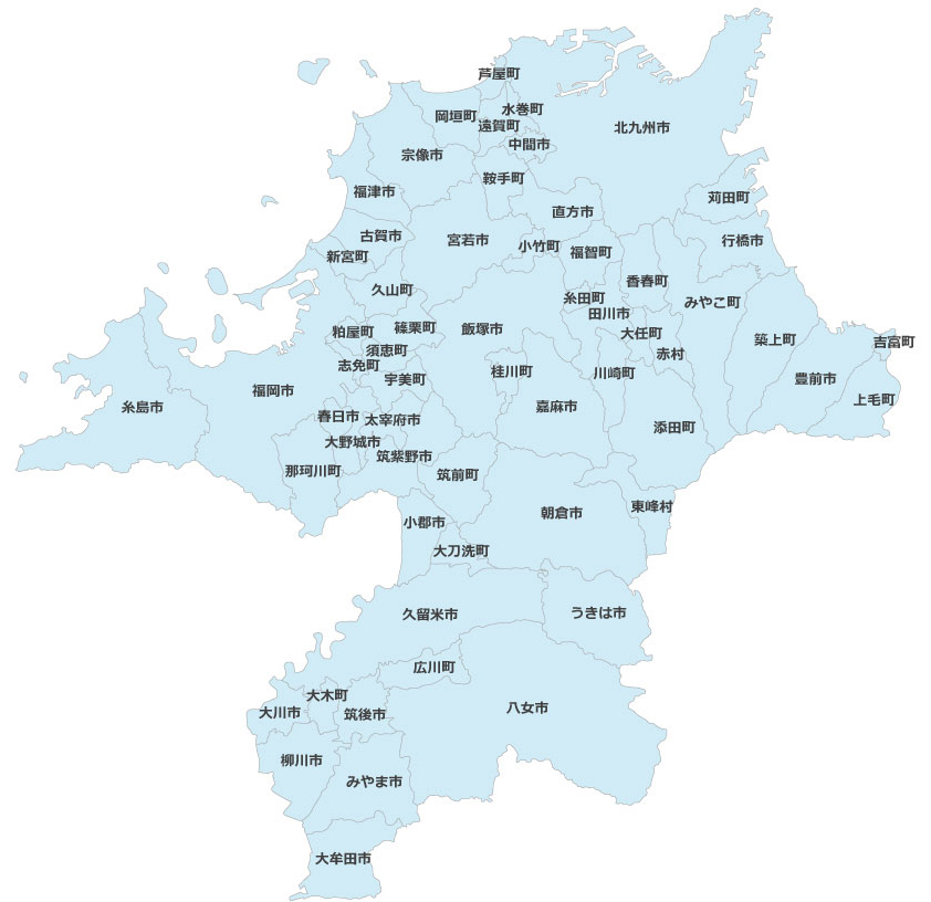 さいたま市日本エアコンクリーニング協会員配置図