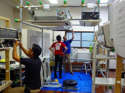 日本エアコンクリーニング協会　第26回技術研修会の様子