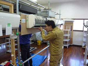 日本エアコンクリーニング協会　第121回技術研修会の様子