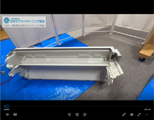 品番：CS-28BVE4-W　2016年製　熱交冷媒管ケーシング裏プレートの取り外し方