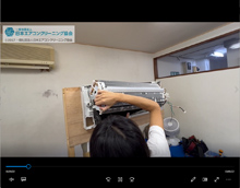 ファンを左下に抜く時の感想1　(モーター残し)