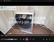 品番：ES-W113-SR　2020年製　分解