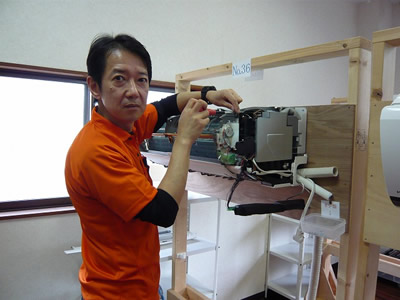 日本エアコンクリーニング協会　第141回技術研修会の様子