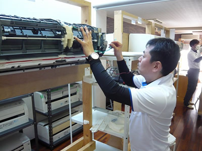 日本エアコンクリーニング協会 第148回技術研修会の様子