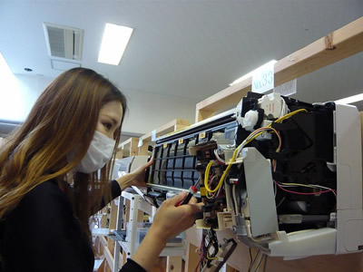 日本エアコンクリーニング協会　第168回技術研修会の様子