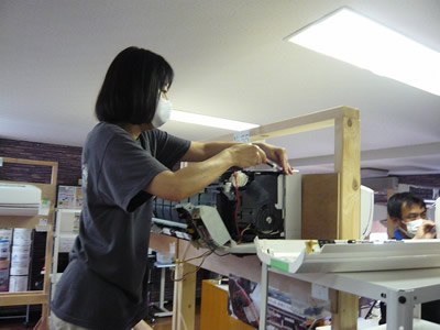 日本エアコンクリーニング協会 第184
回技術研修会の様子