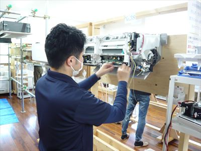 日本エアコンクリーニング協会 第281回技術研修会の様子