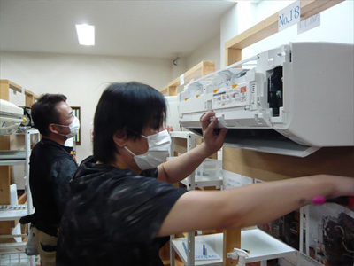 日本エアコンクリーニング協会　第290回技術研修会の様子