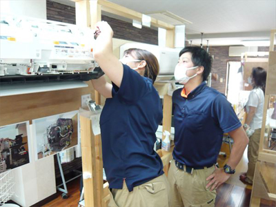 日本エアコンクリーニング協会 第296回技術研修会の様子