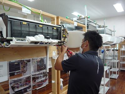 日本エアコンクリーニング協会 第323回技術研修会の様子