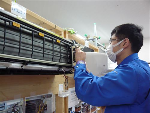 日本エアコンクリーニング協会　第394回技術研修会の様子
