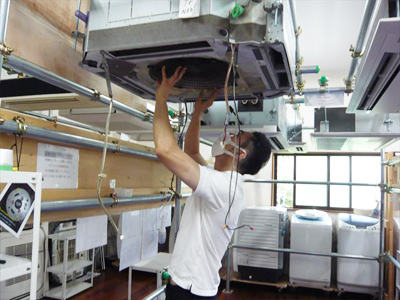 日本エアコンクリーニング協会　第473回技術研修会の様子