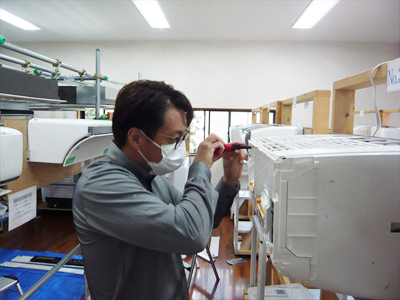 日本エアコンクリーニング協会　第474回技術研修会の様子