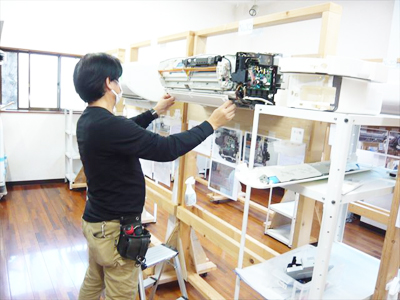 日本エアコンクリーニング協会 第490回技術研修会の様子
