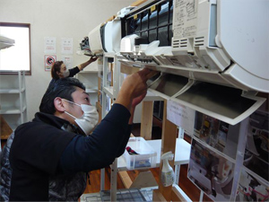 日本エアコンクリーニング協会　第534回技術研修会の様子