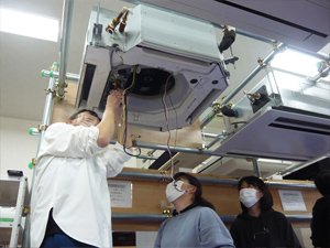 日本エアコンクリーニング協会　第543回技術研修会の様子