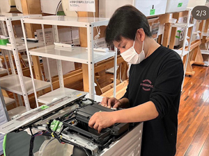 日本エアコンクリーニング協会　第31回ドラム式洗濯機分解研修会の様子