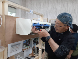 日本エアコンクリーニング協会福岡教室　第20回技術研修会の様子