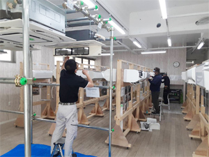 日本エアコンクリーニング協会福岡教室　第28回技術研修会の様子