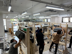 第1回 エアコン福岡教室完全分解研修会風景