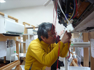 日本エアコンクリーニング協会　第631回技術研修会の様子