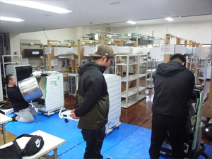 日本エアコンクリーニング協会 第73回ドラム式洗濯機分解研修会の様子