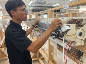 日本エアコンクリーニング協会福岡教室 第87回技術研修会の様子