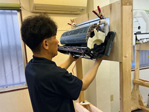 第153回 新宿教室エアコン完全分解研修会風景