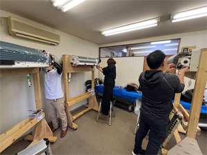 第169回 新宿教室エアコン完全分解研修会風景
