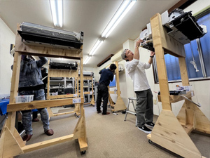 第175回　新宿教室エアコン完全分解研修会風景