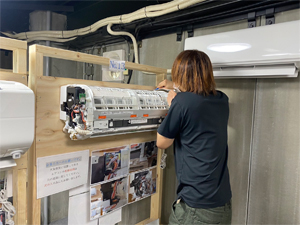 日本エアコンクリーニング協会大阪教室 第34回技術研修会の様子