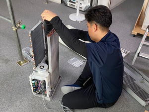 日本エアコンクリーニング協会大阪教室　第54回技術研修会の様子