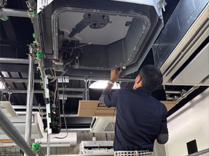 日本エアコンクリーニング協会大阪教室　第63回技術研修会の様子