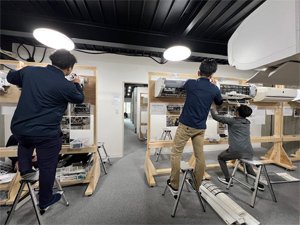 日本エアコンクリーニング協会大阪教室　第65回技術研修会の様子