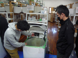 日本エアコンクリーニング協会 第102回縦型洗濯機分解研修会の様子