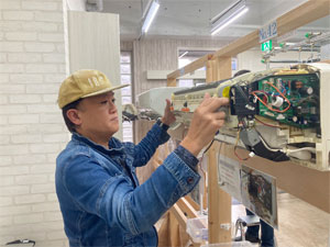 日本エアコンクリーニング協会福岡教室 第96回技術研修会の様子