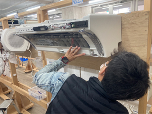 日本エアコンクリーニング協会福岡教室 第99回技術研修会の様子