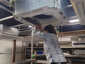 日本エアコンクリーニング協会大阪教室 第70回技術研修会の様子