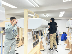 日本エアコンクリーニング協会仙台教室　第1回技術研修会の様子